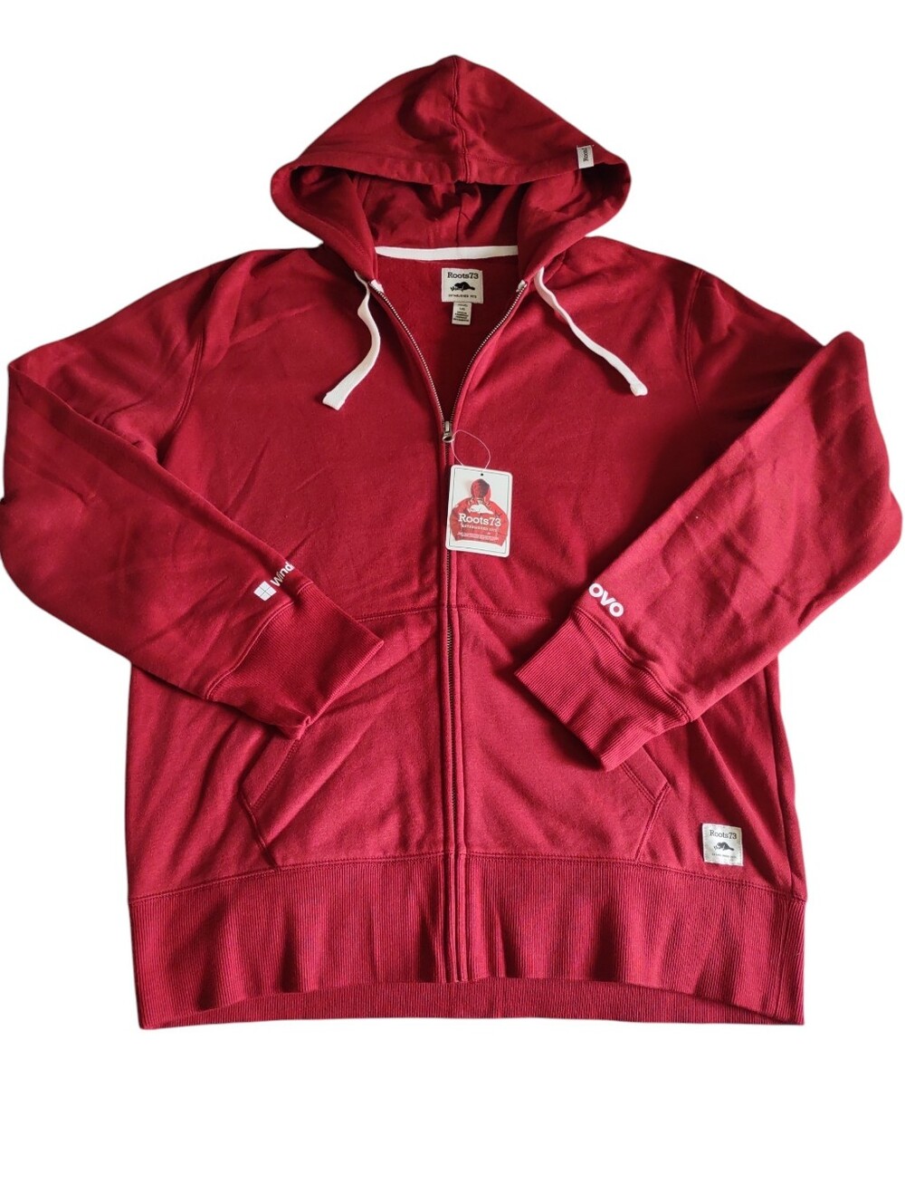 Roots73 Large Red Paddle Creek Hoodie Windows 11 Lenovo Branded